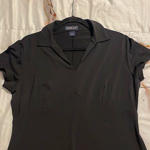 Polo Style Black Midi Dress size Medium